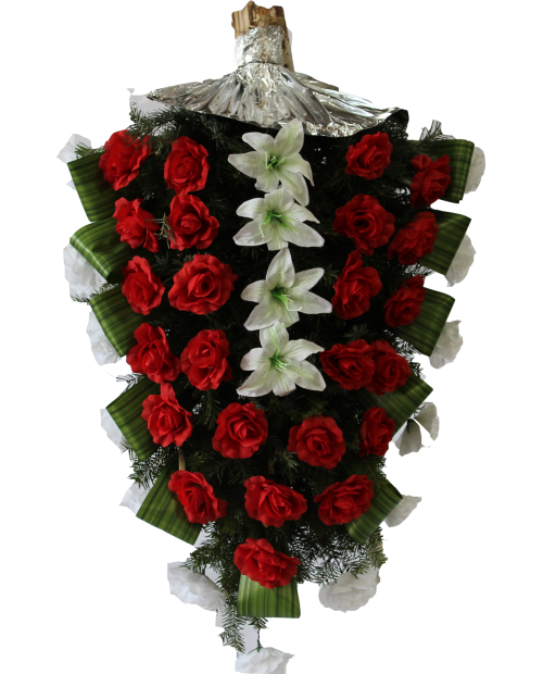 Jerba Trandafiri , crini artificiali si brad natural